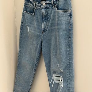 Express High Rise Mom Jeans